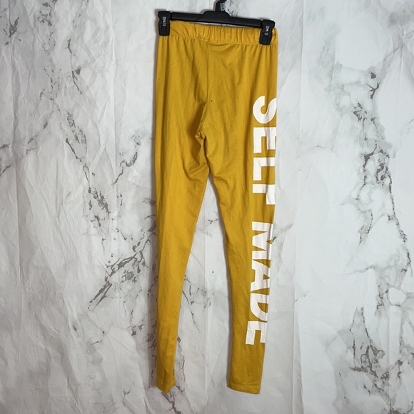 Rue 21 yellow self made leggings z8 - Picture 2 of 5